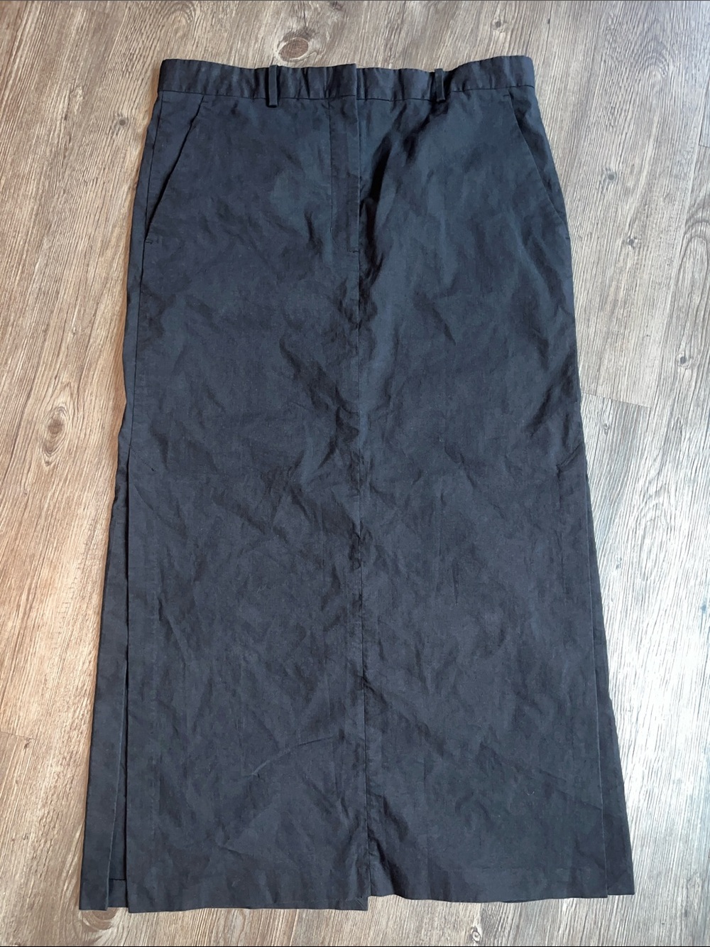 COS Black Long Straight Skirt